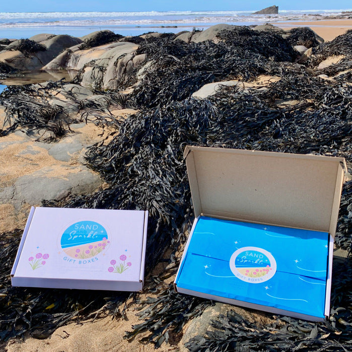 Devon letterbox gifts on the beach