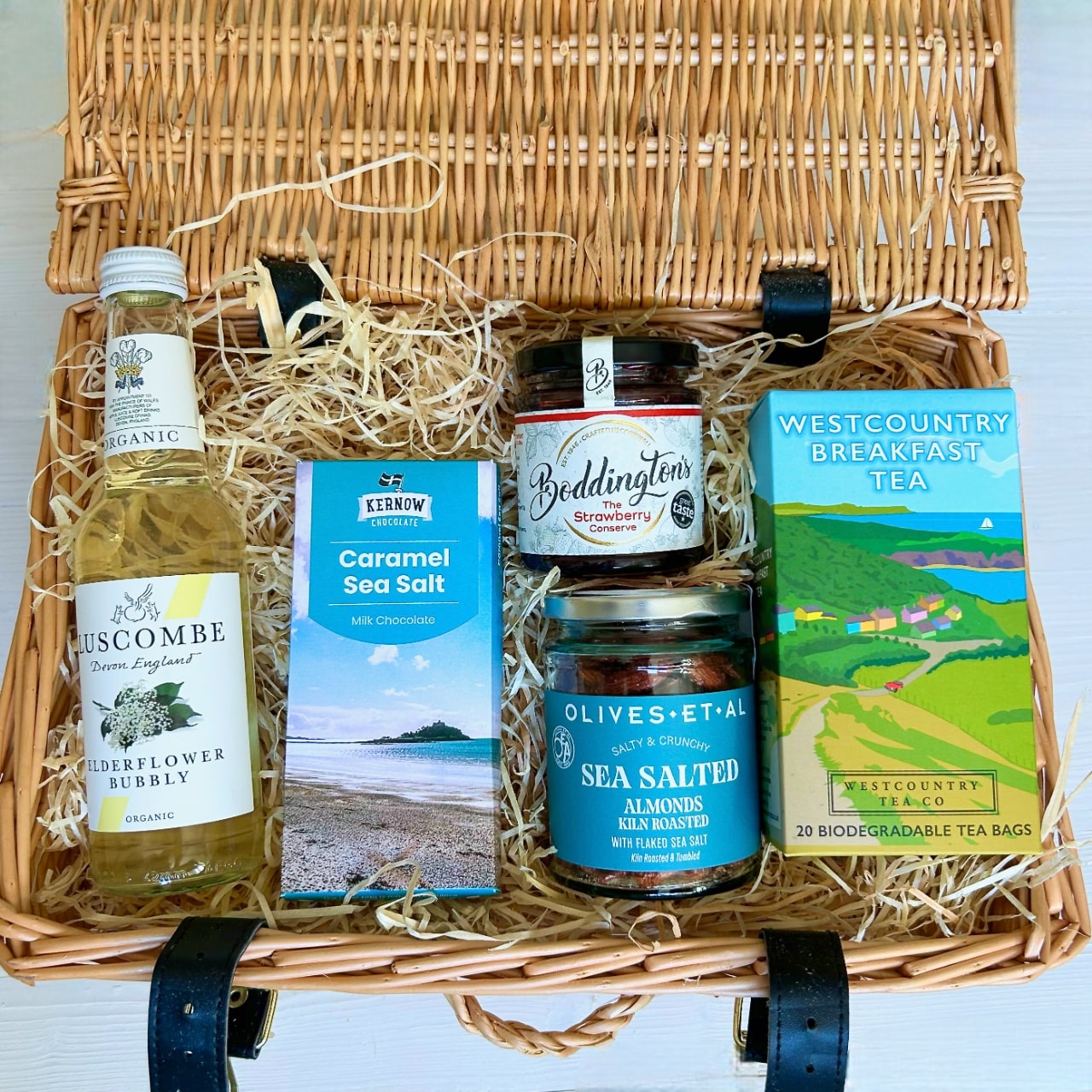 Westcountry Hamper Packed with gourmet food from Devon, Cornwall , Dorset, Somerset